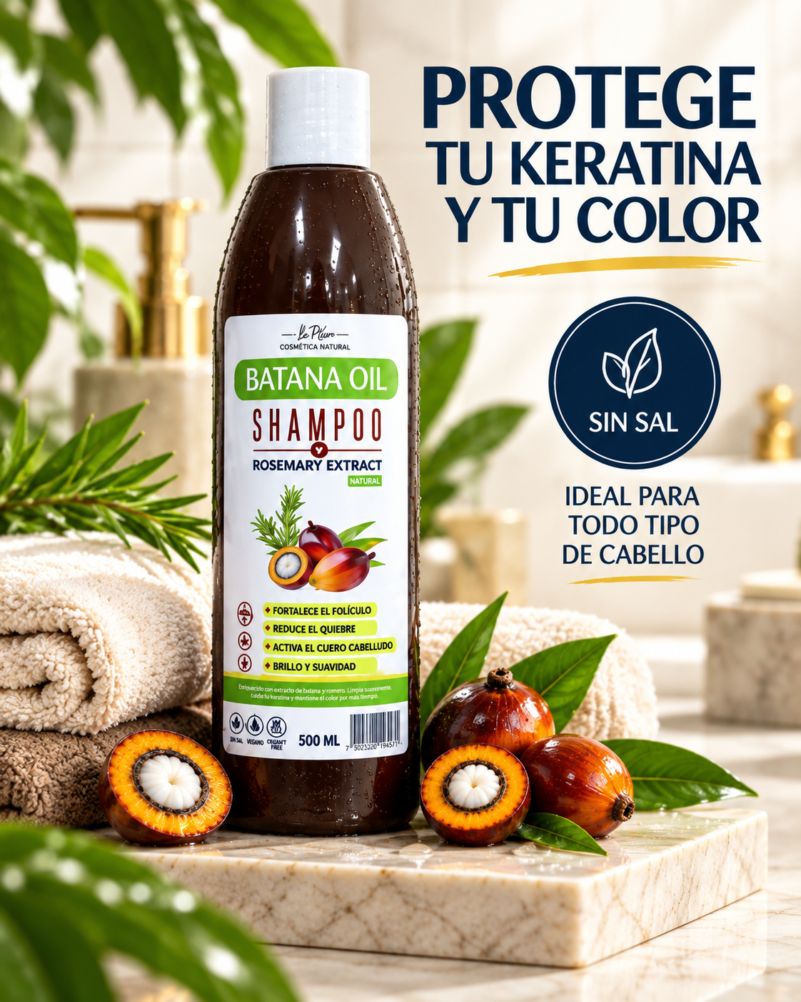 Shampoo Batana Crecimiento Cabello